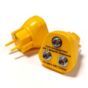 Wholesale 1M Ohm Resistor Antistatic ESD Earth Bonding Plug Plastic from china suppliers