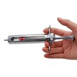 Luer Lock Veterinary Metal Syringe 20ml Manual Stainless Steel Syringe