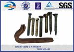 Steel 35 Railway Track Spike Grade 5.6 Customizd Rail Spike Rail Fastenings