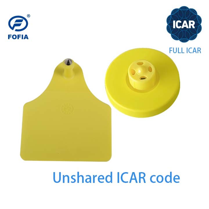 FULL ICAR Certified FDX-B Bovine Ear Tags 134.2khz Rfid Ear Tags