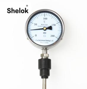 Wholesale WSS Industrial mechanical temperature gauge bimetal thermometer from china suppliers