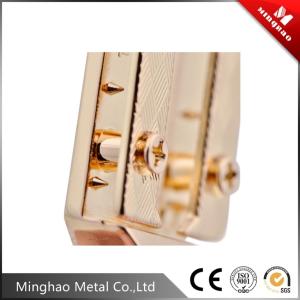 Wholesale Promotion black square zinc alloy metal accessories,18.7*63.8mm black parts from china suppliers