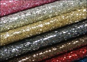 Wholesale Pu Leather Vinyl Fabric Glitter Effect Wallpaper Grade 3 With 3D Chunky Glitter from china suppliers