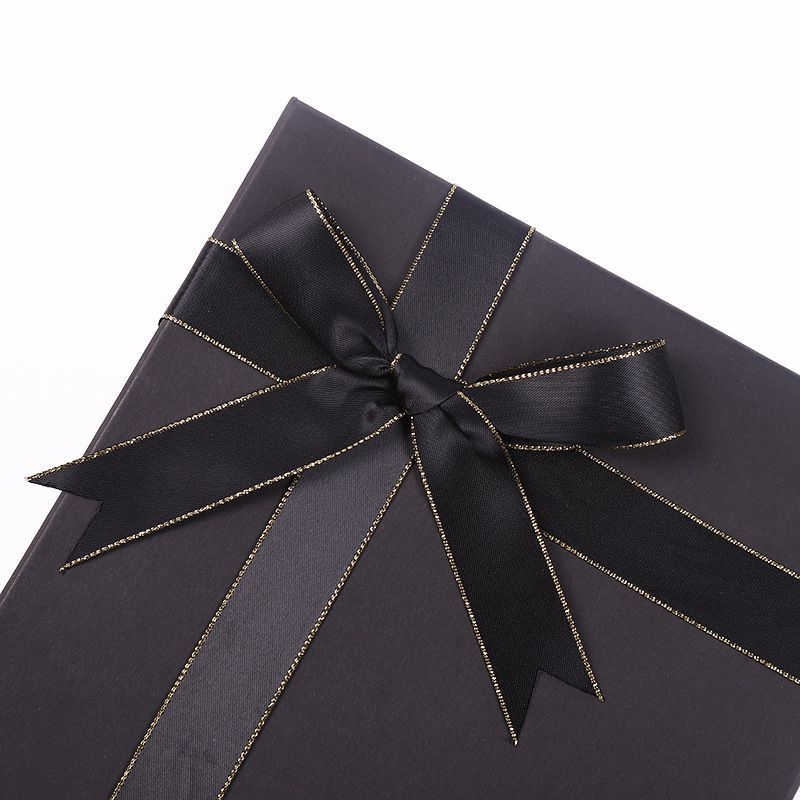 Black Color Secret Suprise Gift Packaging Paper Box for Jewelry Necklace Ring Bracelet Watch Gift