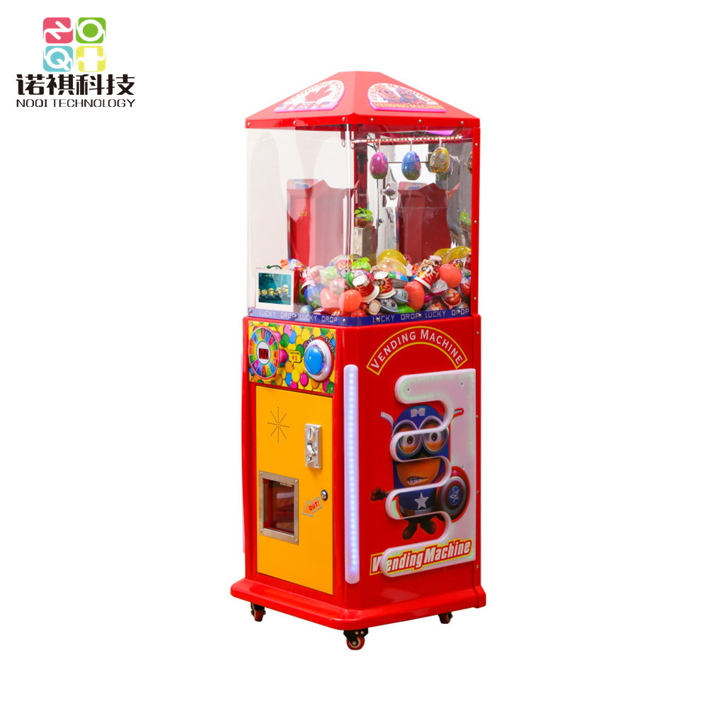 Coin Operated Arcade Vending Machine Lollipop Dispenser Machine With Capsule Gift