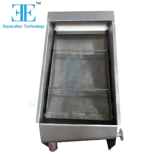 Municipal Wastewater Treatment Static Screening Stainless Steel Wedge Static