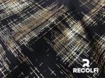 Glitter Printed Foils New York Fashion Sports Fitness Wear Fabrics