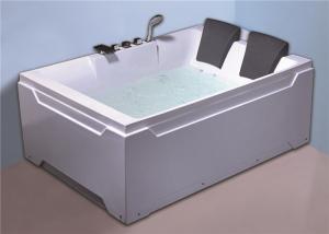 Wholesale 2 people comfortable freestanding whirlpool / jacuzzi massage white color bath tub from china suppliers