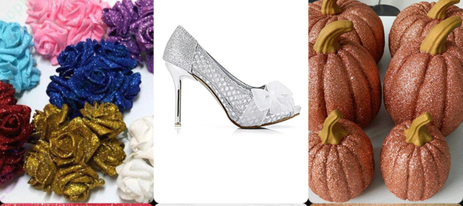 Special Occasions Glitter Shaker with Glitter Powder Blade Ready to Ship and Free Sample