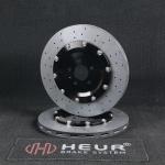 Lightweight Customized Ferrari Carbon Ceramic Brakes Rotors 440*40*101mm Front