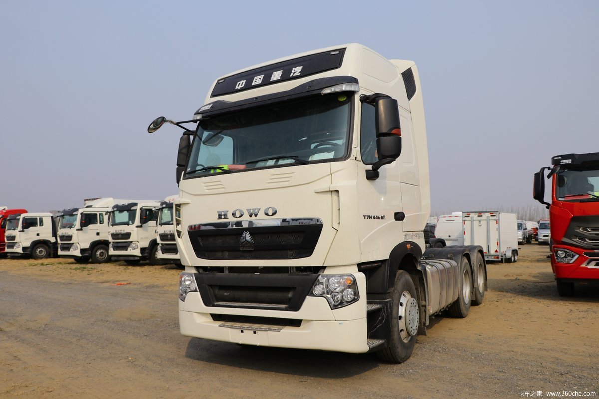 Sinotruk Howo 6x4 10 Wheel Tractor Truck Used 371hp 440hp Cylinders 6 Tire Number 10