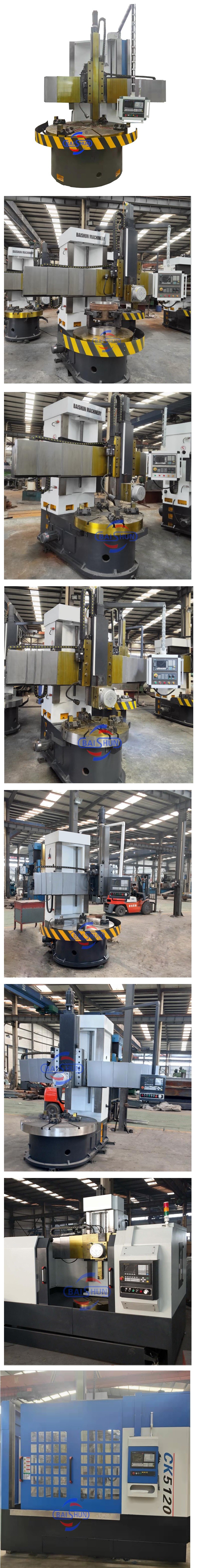 Machine Engine Vertical Turning Z Axis Cnc Vertical Turret Lathe Machine Tools
