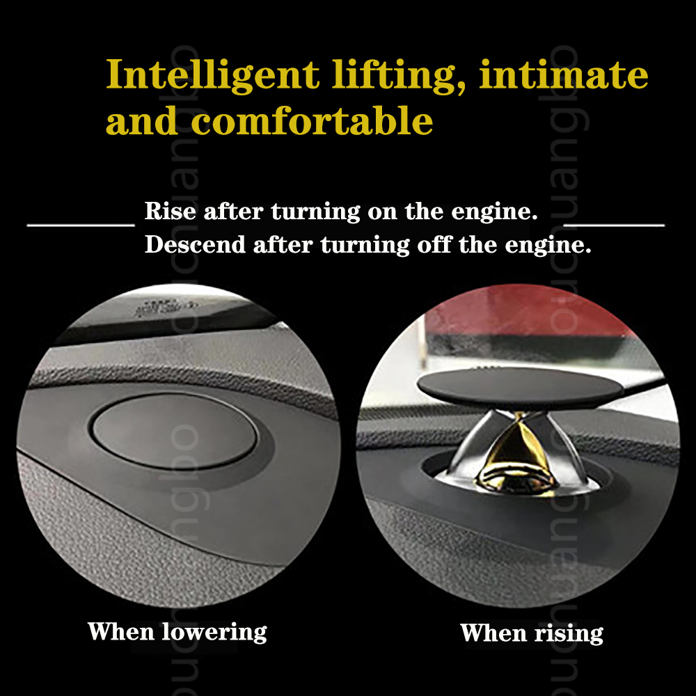 Ouchuangbo Rotating Treble Lamp Lift Tweeter speaker for Audi A4 A6 C7 A7 A8 Q5 Q8 Q7 Rotating Treble Lamp Lift Tweeter