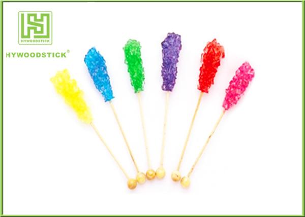 Round Birch Wooden Lollipop Sticks Bulk Packaging Eco - Friendly Material