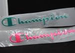 8 Colorways 3D Champion Clothing Label Vinyl Heat Transfer Stickers