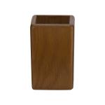 Square Shape Walnut Wood Bathroom Accessories Sets Bathroom Vanity Sets For