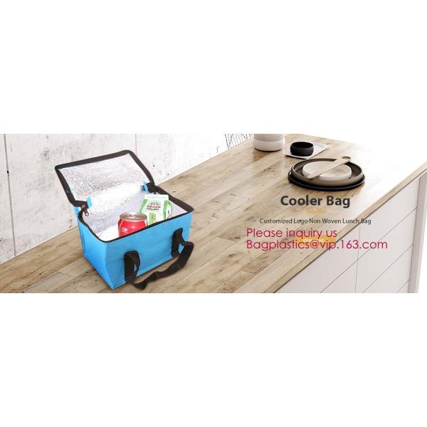 Outdoor square aluminum foil food thermal freezer cooler lunch insulation bag,Foil Cooler Bag Thermal Bag for Fruit Choc
