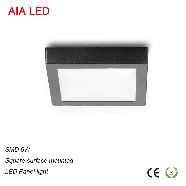 Economy IP40 6W indoor LED panel lighting fixture for museum led downlight