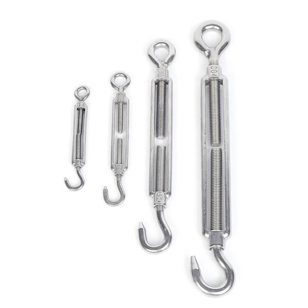 Heavy Duty Large Marine Stainless Steel Double Hook Open Body Turnbuckle