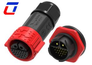 Wholesale IP67 Power Signal Multi Pin Electrical Connectors Waterproof Male Female 22 Pin from china suppliers