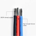 Silicone Rubber Insulated Electric Cable Wire 1.5 2.5 4 6 10 16mm2 SiF Cable 300