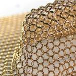 Home Decorative Metal Curtains Customized Circular Metal Chainmail