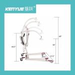 Black Elderly Lift Cart Patient Transfer Is Convenient And Fast