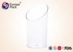 Plastic Polystyrene Round Disposable Dessert Shot Glasses 70ml For Cake