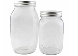 Wholesale Personalized Couples Glass Canning Jars , Wide Mouth Mason Jars With Lids from china suppliers