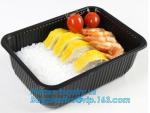 takeaway food container disposable plastic lunch bento box,square PLA plastic
