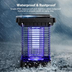 Wholesale Outdoor Solar Electric Stunner Purple Mosquito Killer Light for Villa Lawn Garden from china suppliers