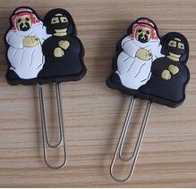 Wholesale Featured Saudi Arabian Soft PVC Bookmark For Couple Wedding Gifts Paper Clip Bookmark from china suppliers