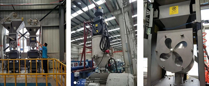 6 Components Gravimetric Doser Raw Materials Gravimetric Mixer