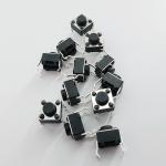 6*6 Tact Switch 4 Pin Copper Foot Copper Cover Vertical DIP Type For Remote