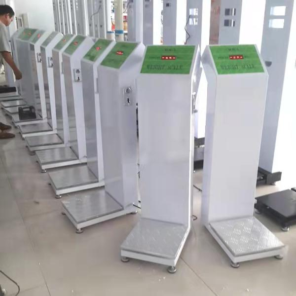 200Kg Coin Operated Baggage Weight Scale for Precise Weighing in Gyms and Airports