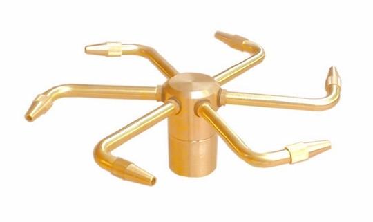 Brass Rotating Fountain Jet Nozzle Water Fountain Spray Heads Pond Fountain