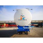 Air Compressor Silo 60000L 60cbm Dry Bulk Tanker Trailer