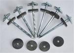 Standrad Size Galvanized Roofing Nail With Washer , Umbrella Head Nails