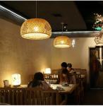 Modern minimalist restaurant bedroom pure bamboo art bamboo hand-woven