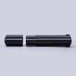 Customized Round 50g Plastic Deodorant Tubes Black Color