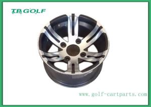 Wholesale 12 Inch Aluminum Matte Black Wheels Silver Color For Golf Cart 12x7&quot; Machined from china suppliers