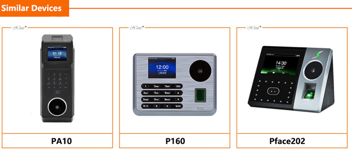TCP / IP F30 Time Attendance Machine 246.5 × 93 × 45 Mm Dimension