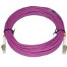 Buy cheap PVC Material Fiber Optic Patch Cord 10 Meter Length LC DX MM 2.0 Diameter For from wholesalers