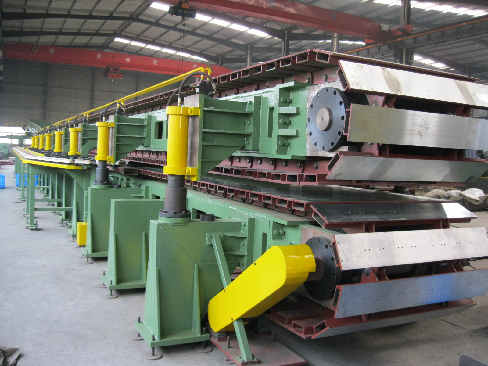Automatic PU Sandwich Panel Production Line , Polyurethane Sandwich Panel Making Line