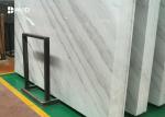 White Marble Natural Stone Slabs For Vanity Tops From Guangxi Quarry Abrasion