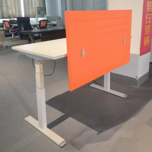 Wholesale 1.6M White Ergonomic Wood Electric Height Adjustable Standing Desk from china suppliers