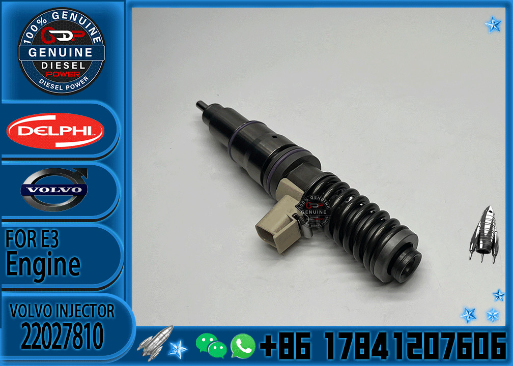 Diesel Fuel Injector 22218106 22027810 22027807 22027808 22089886 22218106 22479123 22479124 22717955 For VOVLO