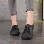 S497 Single Shoes Ladies 2020 Spring Retro Handmade Leather Women'S Shoes Lace