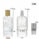 Pineapple Perfume Bottle Spray Bottle 30ml 50ml Clear Glass Press Empty
