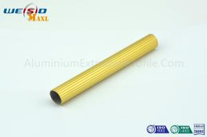 Wholesale 6063 T5 Golden Color Anodised Aluminium Profile ，Extruded Aluminum Tube from china suppliers